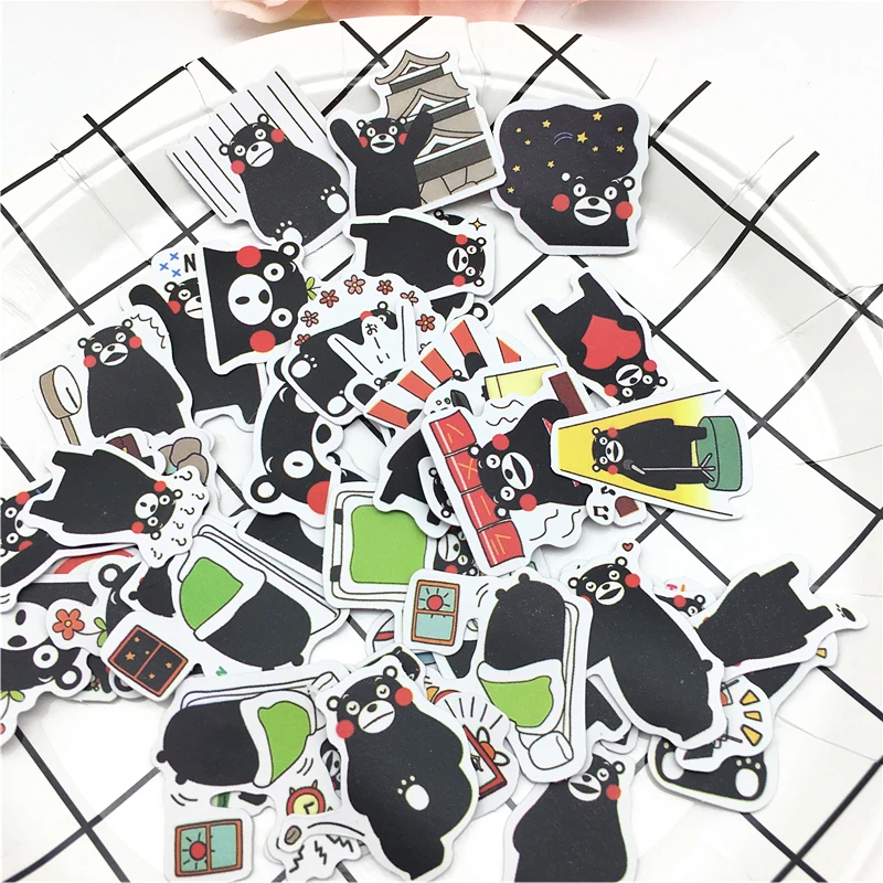 

35pcs Cute Shy Bear Stickers Diary Decorative Scrapbooking DIY Stickers pack