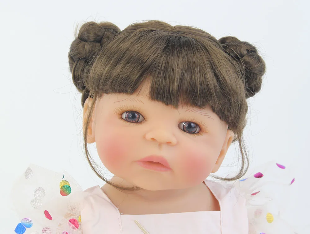 55 см Силиконовая виниловая кукла для новорожденных, кукла для новорожденных, кукла принцессы, как настоящие дети, подарок на день рождения