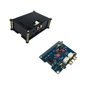 

Raspberry Pi 3 Model B+ HIFI Analog Sound Card PiFi DAC+ V2.0 Audio Board I2S Interface + Acrylic Case for Raspberry Pi 3/2