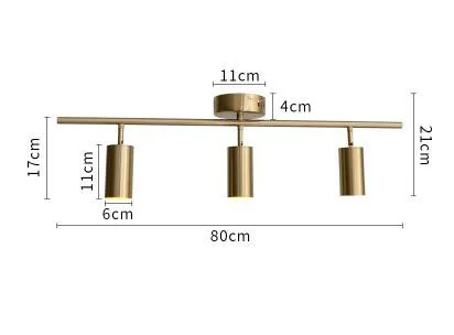 Золотой Spotlight светодиодный потолочный светильник Гостиная светильники кафе-бар Костюмы магазине поверхностного монтажа AP4171614