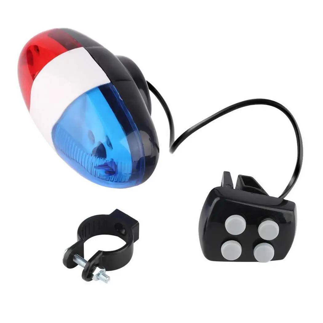 Discount Bicycle Bell 6LED 4 Tone Bicycle Horn Bike Call LED Bike Police Light Electronic Siren Kids Accessories For Bike Scooter 2 Discount Bicycle Bell 6LED 4 Tone Bicycle Horn Bike Call LED Bike Police Light Electronic Siren Kids Accessories For Bike Scooter 2