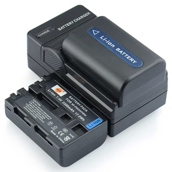 

2*DSTE 2300mAh 7.4V NP-FM50 FM55H Battery+ 1*Charger for Sony CCD-FRV106K DCR-PC300K DCR-TRV24 DCR-DVD100 DSR-PDX10 DCR-TRV25