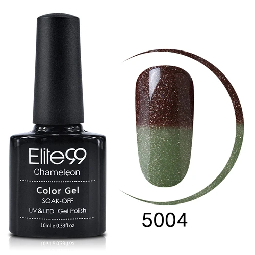 Elite99 Гель-лак для ногтей, меняющий температуру, 100 цветов, Термальный, меняющий цвет,, УФ/светодиодный лак, 10 мл - Цвет: TC5004