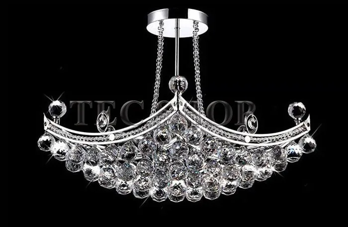 Лучшая цена LED K9 Кристалл Люстры кристалл светильник Висячие люстры де cristal е
