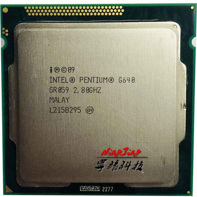 Intel Pentium g640 2.8 ghz中古デュアルコアcpuプロセッサ3m 65w lga 1155 AliExpress