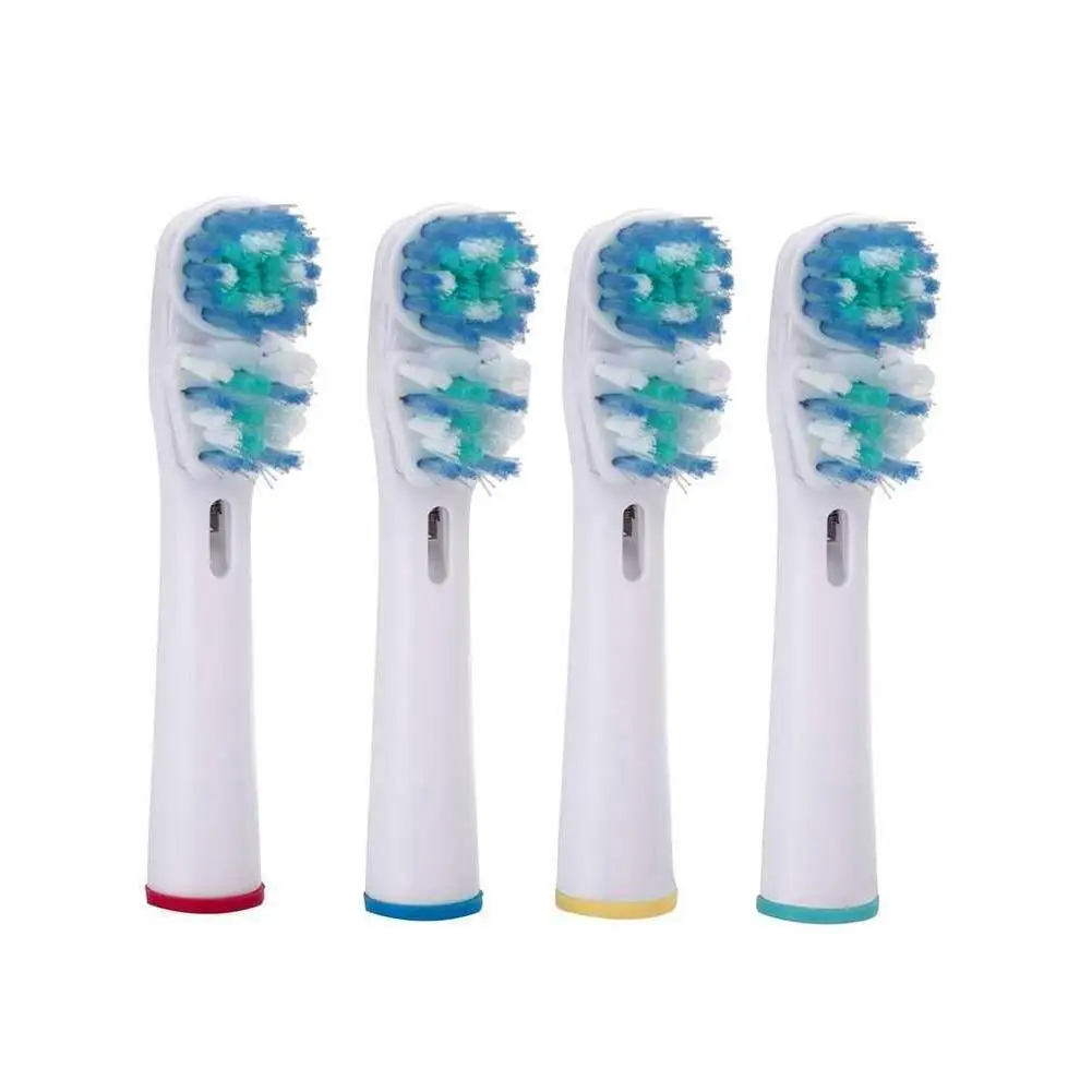 

4PC Dual Clean Compatible Electric Replacement Compatible Vitality Pro500, 1000, 3000, 5000 Oral~B Dual Clean Toothbruh Head