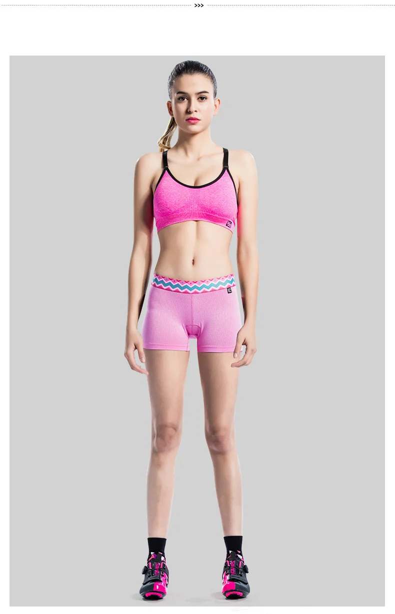 2018 Santic Summer Underwear Women Cycling Shorts Padded Bike Shorts Pro Team Road MTB Riding Bicycle Short Pants Downhill Sport (12)