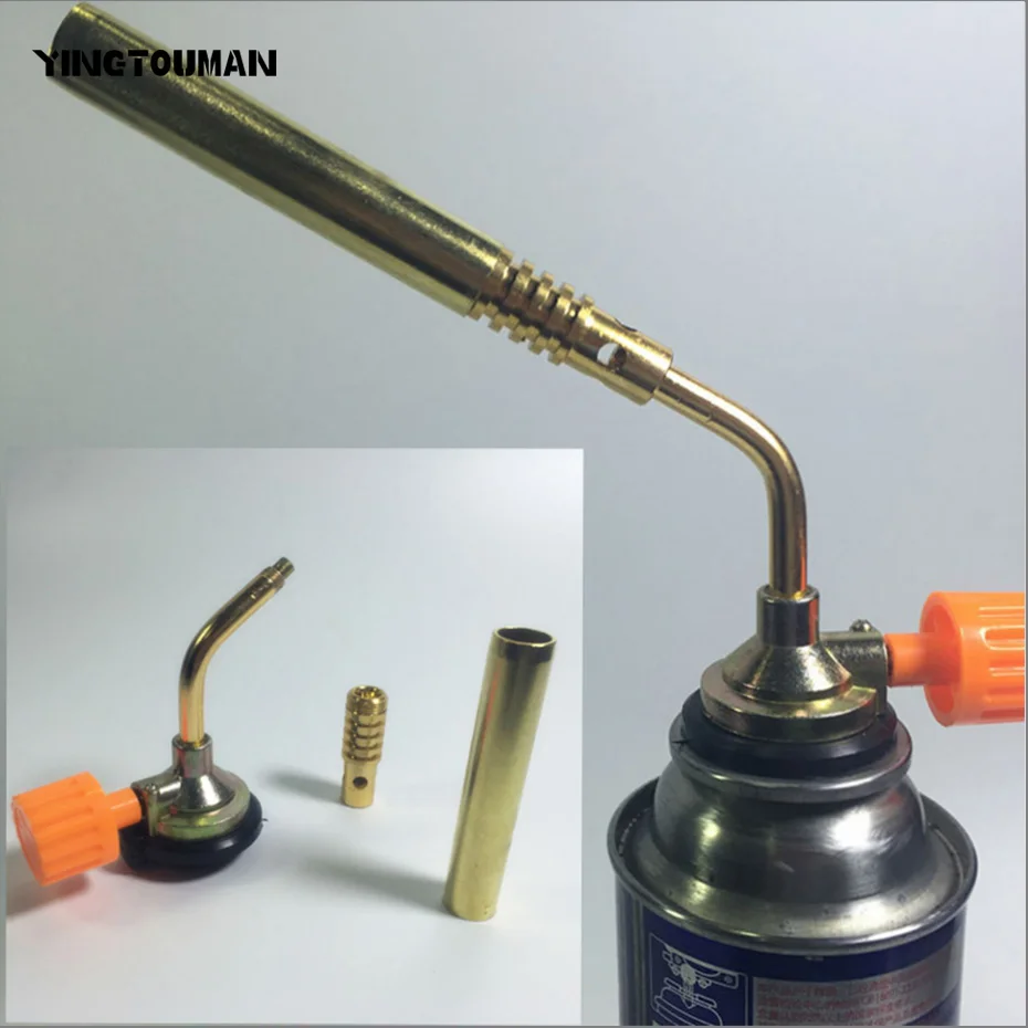 YINGTOUMAN Gas Torch Gas Burner Flame Gun Propan Blower Welding Outdoor