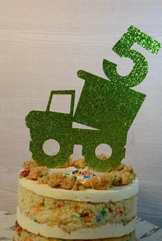 

Acrylic Truck 5th boys Birthday Cake Topper - Customized Number party baby shower anniversary party decorations