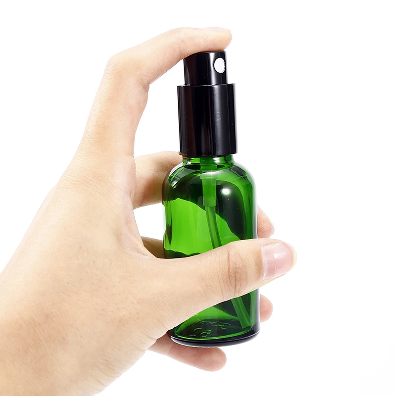مصغرة ماكياج الوجه محلول الخضراء زجاجات عطر بخاخ التجميل جرة فارغة وعاء رذاذ عينة 20 ملليلتر/30 ملليلتر/50 ملليلتر السفر استخدام 1 قطعة