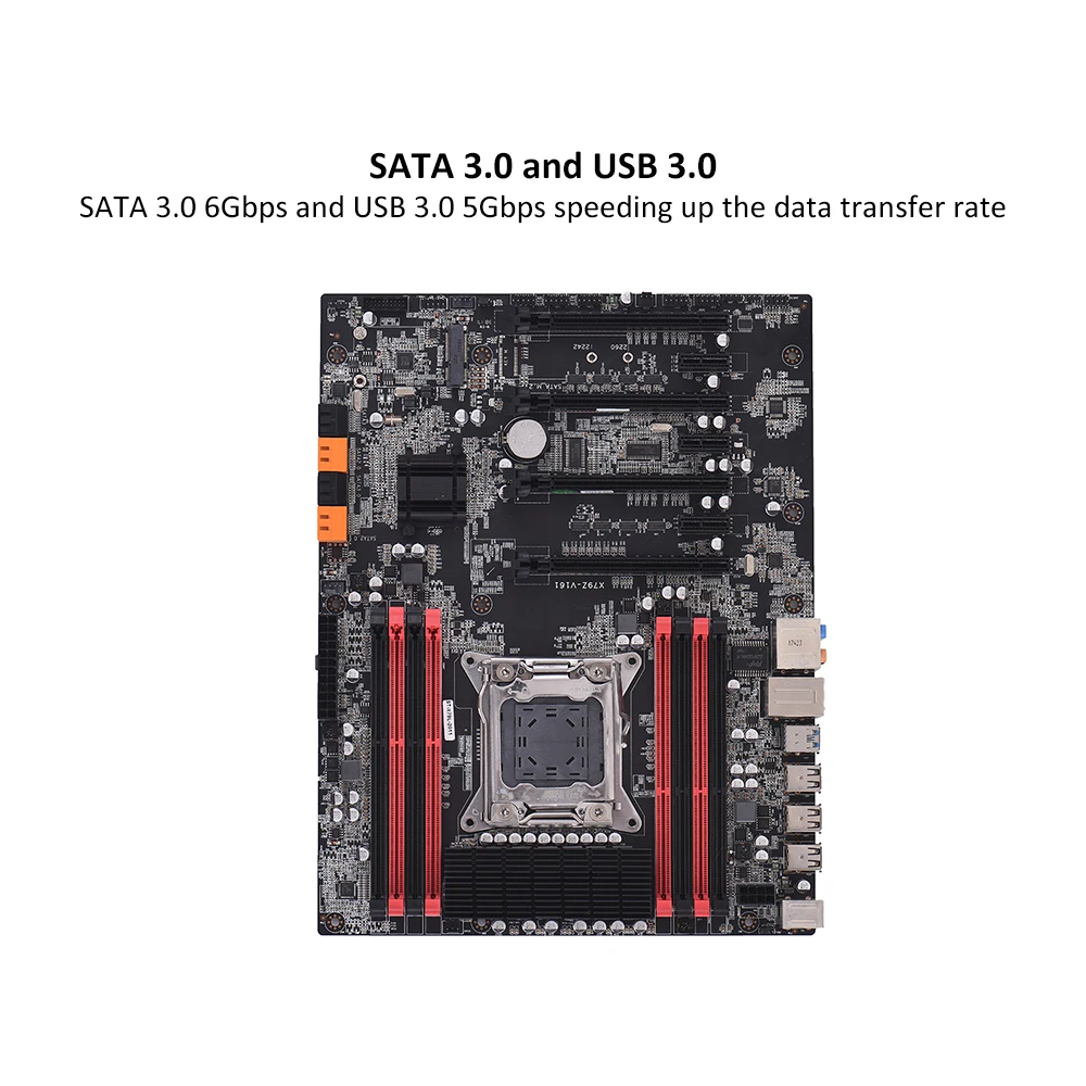 X79Z-V161 материнская плата EATX ECC LGA2011 SATA 3,0 USB 3,0 порты материнская плата DDR3 128 ГБ Объем памяти материнская плата для компьютера