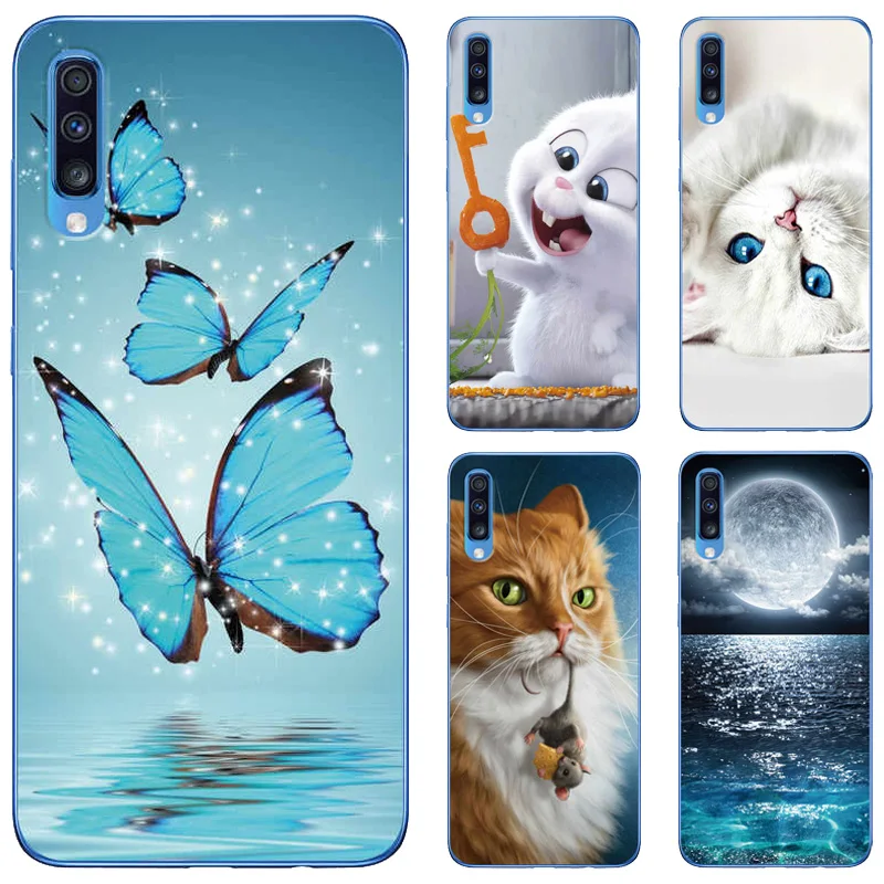 

Case For Samsung Galaxy A70 A 70 Cute Animal Printing Patterned Case For Samsung Galaxy A70 SM-A705F A705F A705 Phone Back Cover