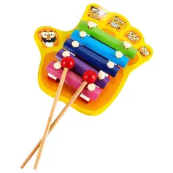GOODCOW для маленьких детей 5 Примечание ксилофон мудрость развития музыкальный инструмент игрушка Новое поступление дропшиппинг