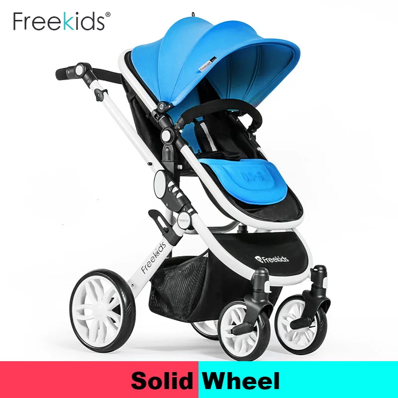 Freekids Детские коляски путешествия Системы коляски 3 в 1 спальный Младенческая тележка коляски для детей коляски для новорожденных корзину Cariage - Цвет: 6