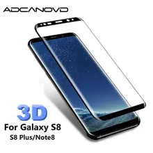 3D protective glass for samsung s8 galaxy s8 plus 9H full cover screen protector tempered glass on samsung note 8 galaxy s8