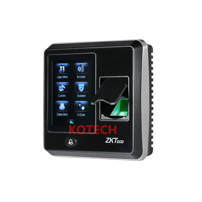 

Biometric access control with TCP/IP, USB, RS485 1500 FINGERPRINT USERS 2.8"TFT screen fingerprint door access control highqual