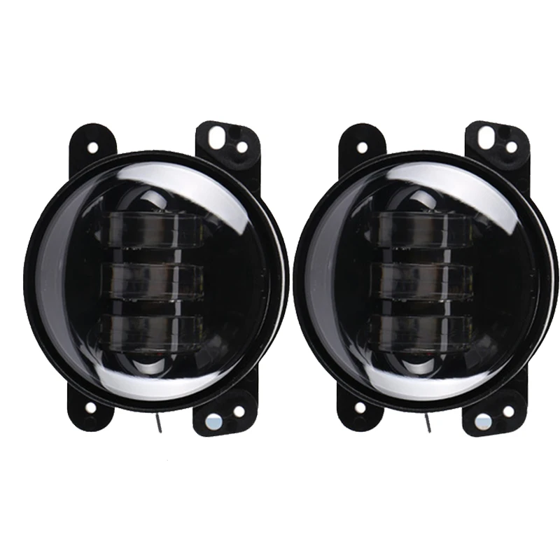 4 Round LED Fog Lights Headlights 30W For jeep Wrangler CJ TJ JK 07-15 LED Fog Lamp Auto DRL Lighting Headlight Assembly未标题-9