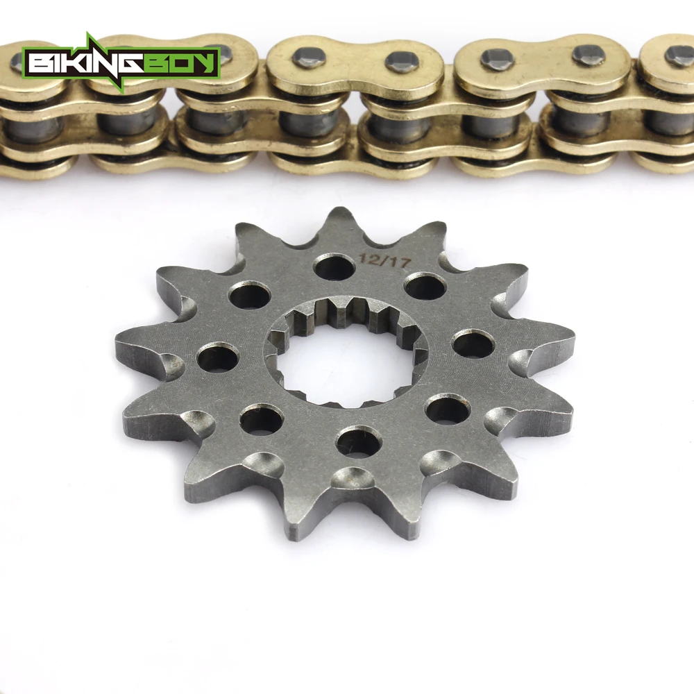 BIKINGBOY 12T Передняя 48 T 52 Задняя звездочка 520 120L X ring цепь для 13 12 11 10 09 08 07 YZ 250 99 16 WR450F 03 15