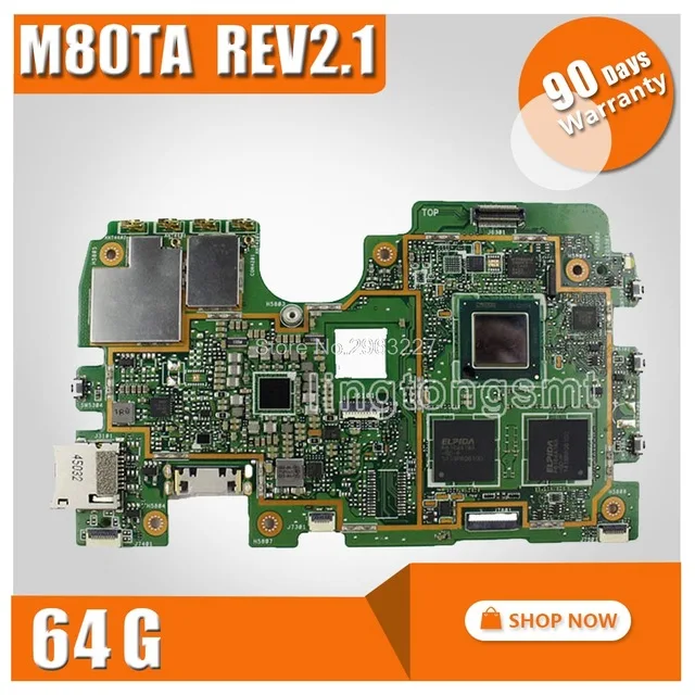 Original M80TA Rev2 1 For ASUS font b Tablet b font motherboard Logic board System Board