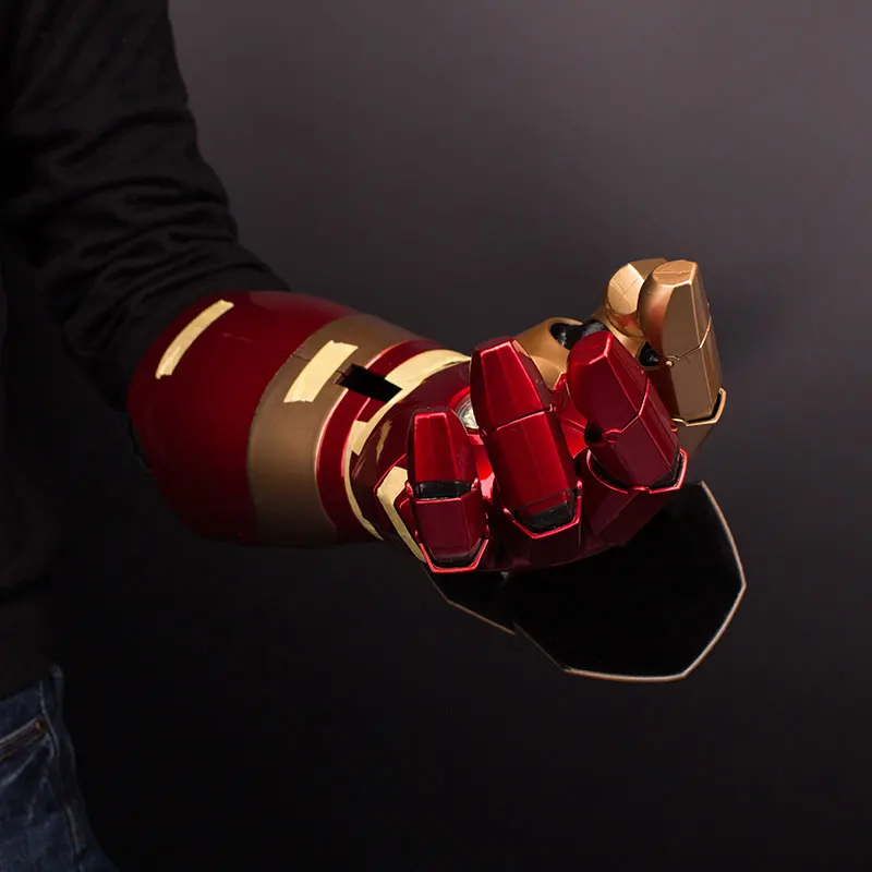 

Iron Man 1:1 Scale Armor Wearable Illuminating Arm Tony Stark MK42 Gloves Repulsors Cosplay Props Exquisite Model Toy Colletion