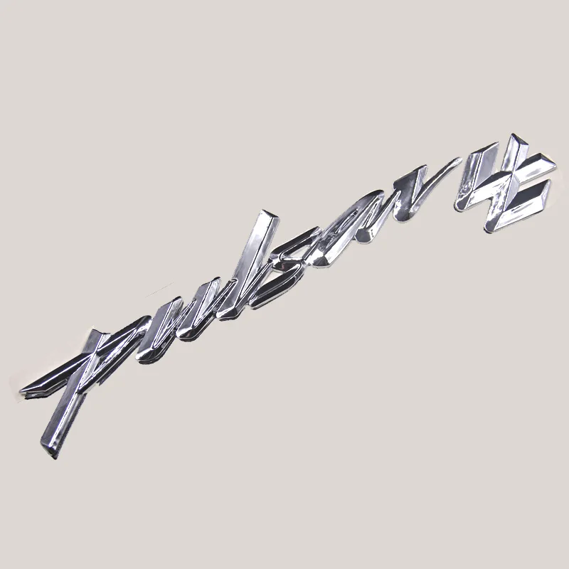 

2pcs PULSAR motorcycle badge badge silver metal cross glue LOGO for BajajPulsar