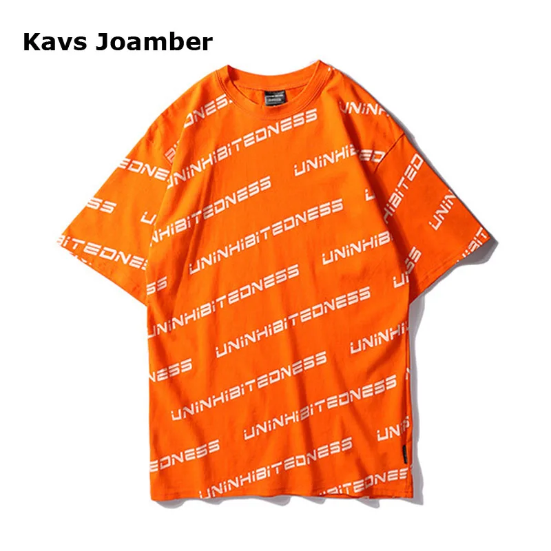 High Streetwear Print Funny t shirts men 2018 Summer 100 Cotton Casual