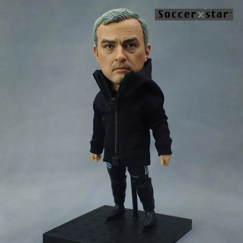 

1Pcs Football star Soccer Star Figures MOURINHO (MU Coach) 12cm&5in Height Action Dolls Figurine