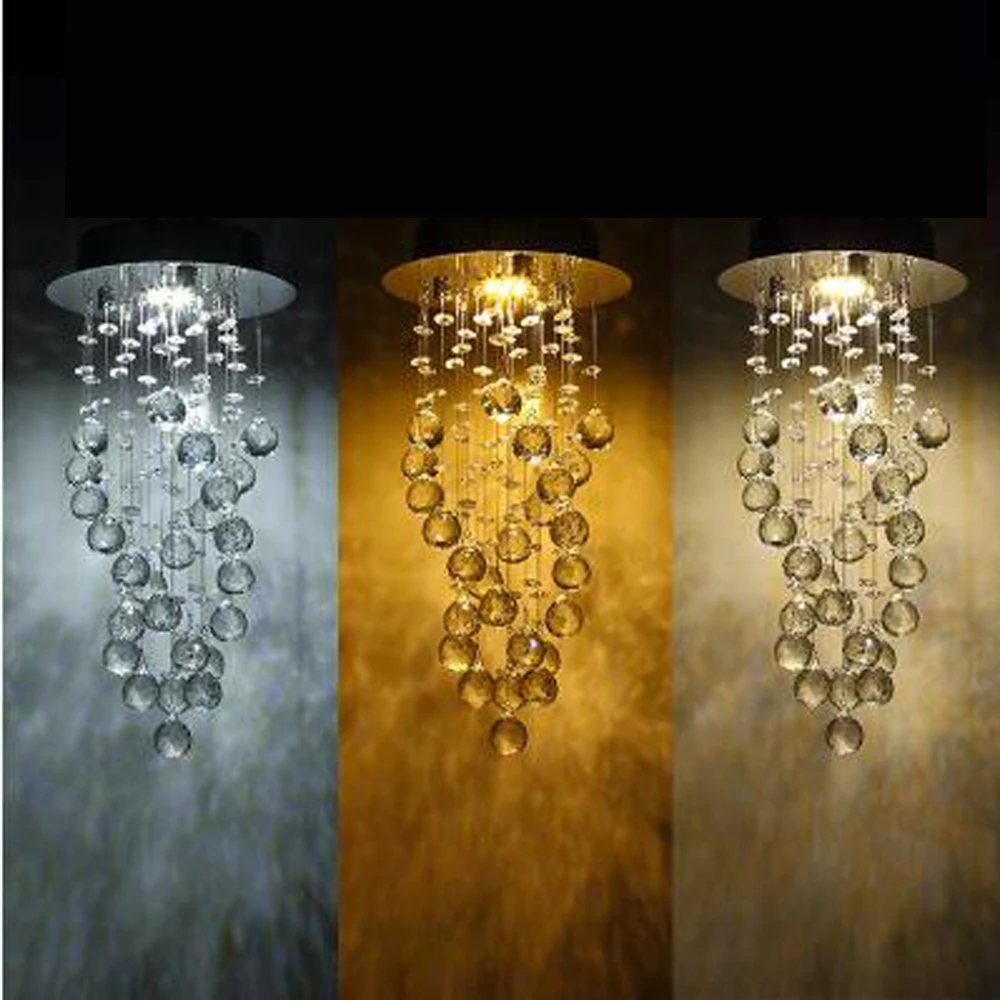 LED crystal chandelier aisle lights corridor lights home entrance hall entrance hall bar balcony