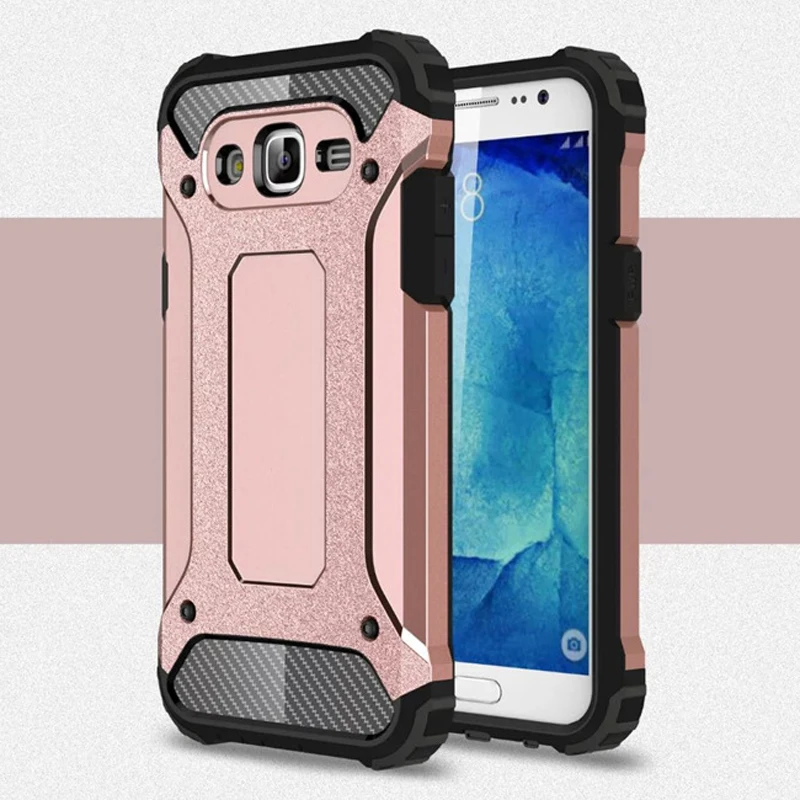 

Case For Samsung Galaxy J5 2016 ! Soft Silicon +PC Hard Armor Anti-knock Back Cover Case For Samsung Galaxy J510 J5 2016