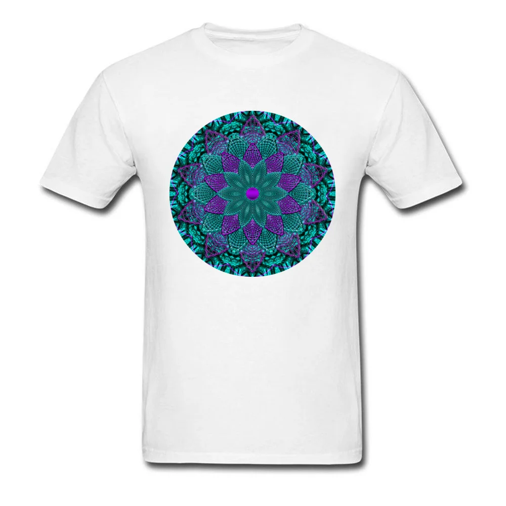MANDALA DESIGN T SHIRT 241_white