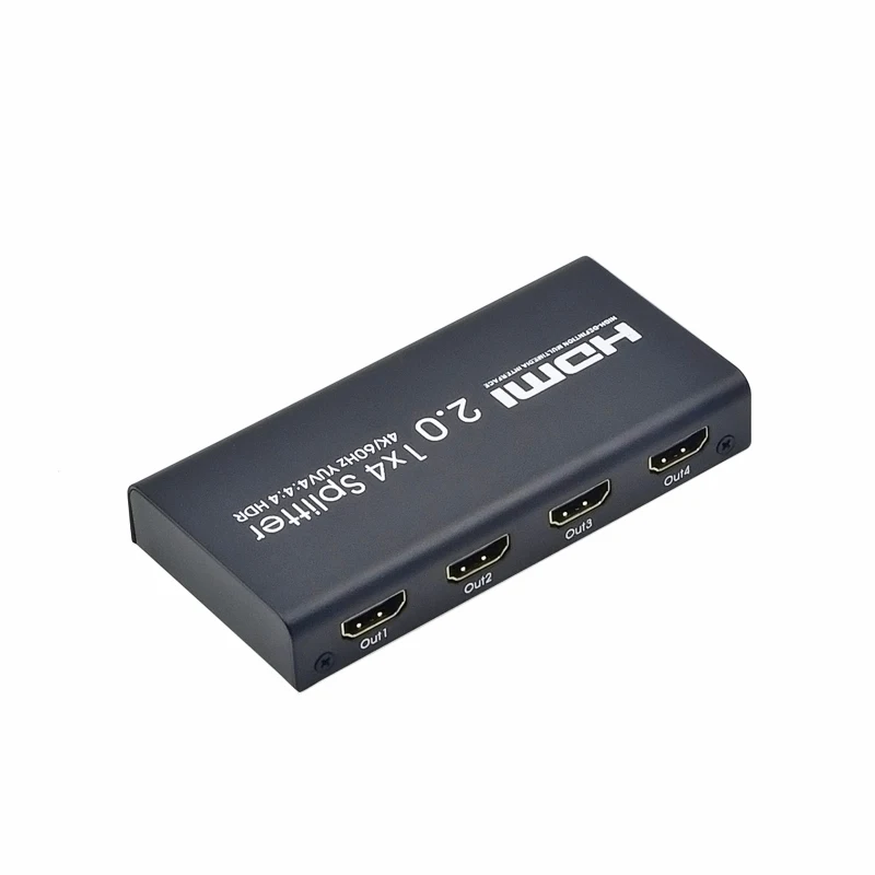AIXXCO 4K HDMI сплиттер 2,0 1x4 HDMI 2,0 сплиттер HDCP 1,4 HDR сплиттер HDMI 2,0 4K HDMI2.0 сплиттер для DVD PS3 PS4