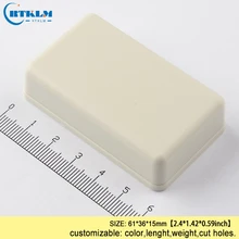 Пластиковый корпус для электроники пластиковая коробка abs РАСПРЕДЕЛИТЕЛЬНАЯ КОРОБКА маленькая пластиковая коробка управления для PCB проекта diy дизайн 61*36*15 мм