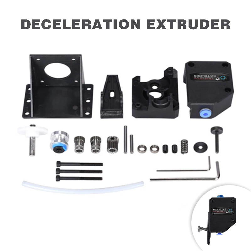 

3D Printer Parts BMG Extruder Clone Bowden Extruder Dual Gear Drive Extruder BMG Deceleration Extruder for 3D CR10