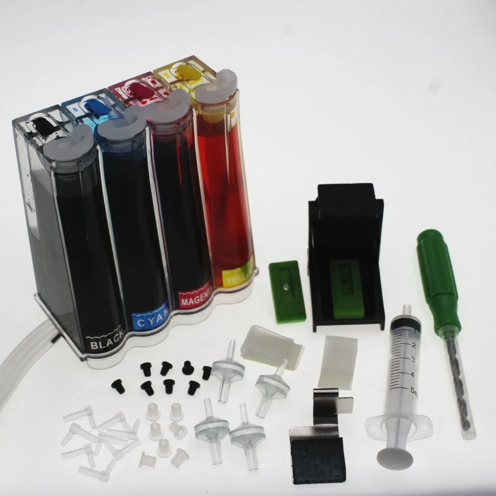 Набор чернил Ciss для HP Deskjet 302 2130 1112 3630 Officejet 3632 4650 4652 4655 | Компьютеры и офис