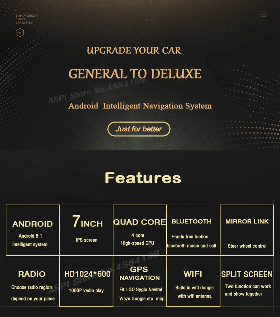 Clearance IPS Android 9.0 Car Radio Multimedia Player GPS Navi For Ford For Focus2 Mondeo Galaxy Wifi Audio Radio Stereo Head Unit Free C 1