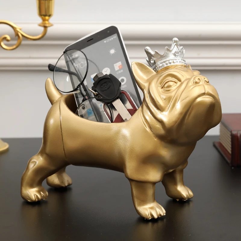 

Nordic Ins Resin Deer Storage Box Figurines Home Office Desktop Animal Frog Key Snack Phone Storage Ornament Crafts Decoration