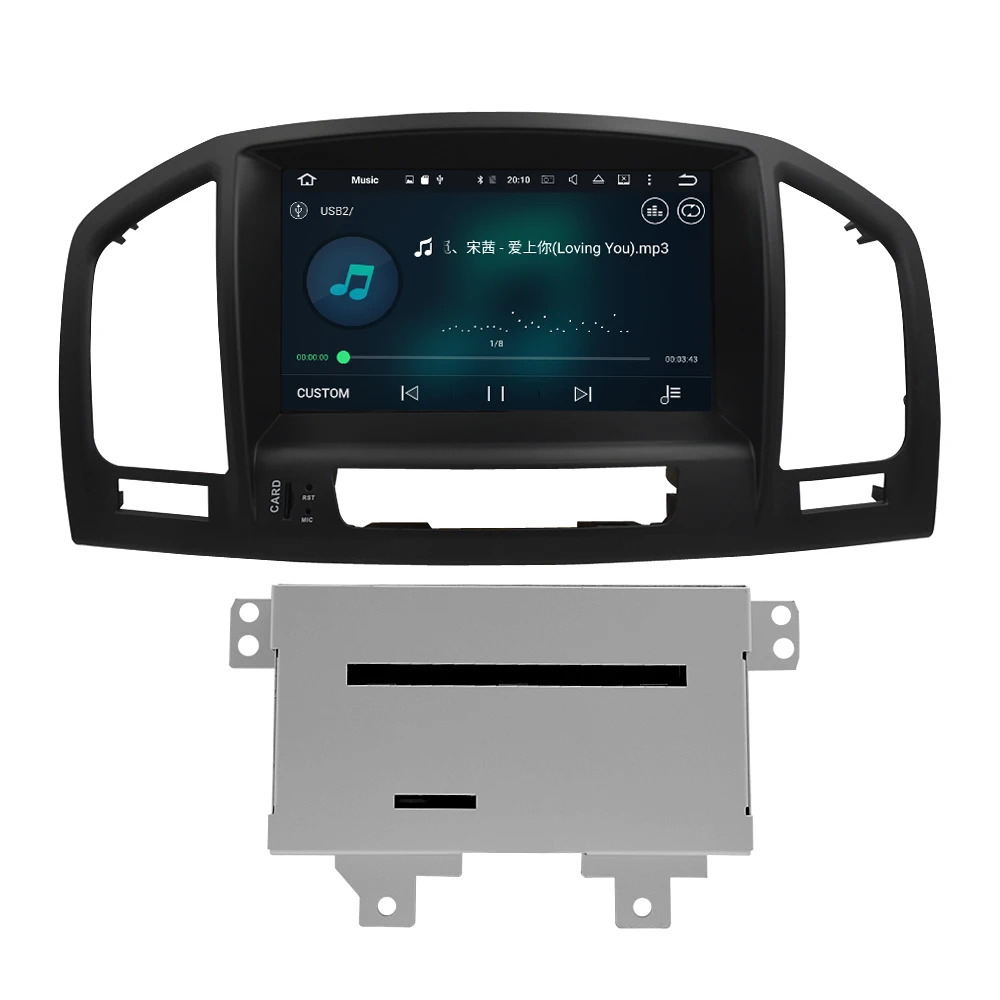 Discount Android 9.0 Car DVD Player GPS Navigation multimedia for Opel Insignia CD300 CD400 Regal Vauxhall 2010 2011 2012 Radio Stereo 5