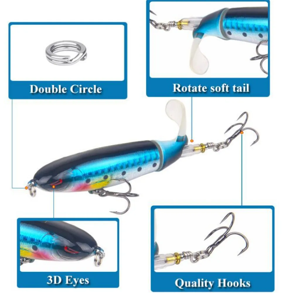 FISHINAPOT الهائل بوبر 9 سنتيمتر 13 جرام توبواتر الصيد إغراء الاصطناعي الطعم الثابت 3D عيون Plopper لينة الدورية الذيل الصيد معالجة FISHINAPOT الهائل بوبر 9 سنتيمتر 13 جرام توبواتر الصيد إغراء الاصطناعي الطعم الثابت 3D عيون Plopper لينة الدورية الذيل الصيد معالجة