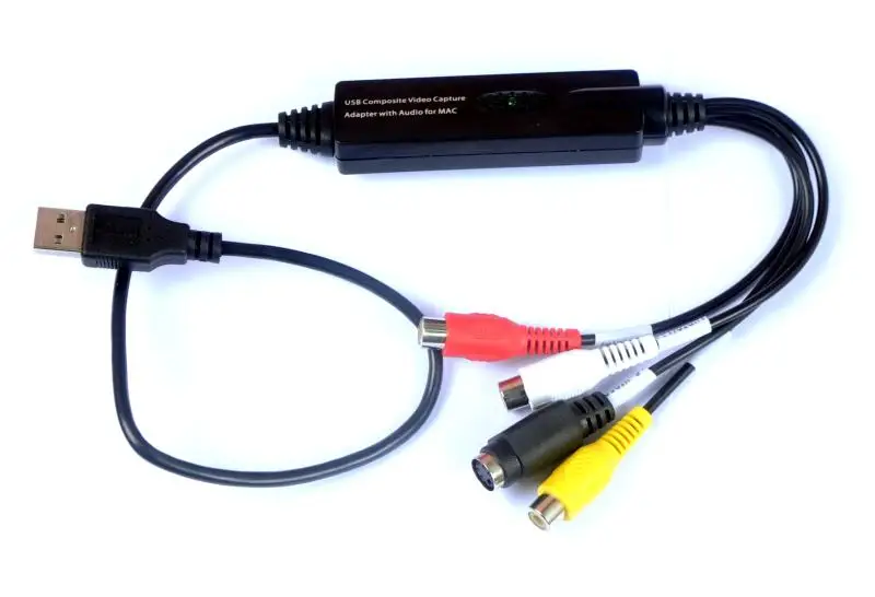 HF Портативный USB 2,0 Аудио Видео карта захвата AV адаптер VHS к DVD захвата видео конвертер для Mac Win7/ 8/XP/Vista