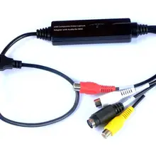 HF Портативный USB 2,0 Аудио Видео карта захвата AV адаптер VHS к DVD захвата видео конвертер для Mac Win7/ 8/XP/Vista