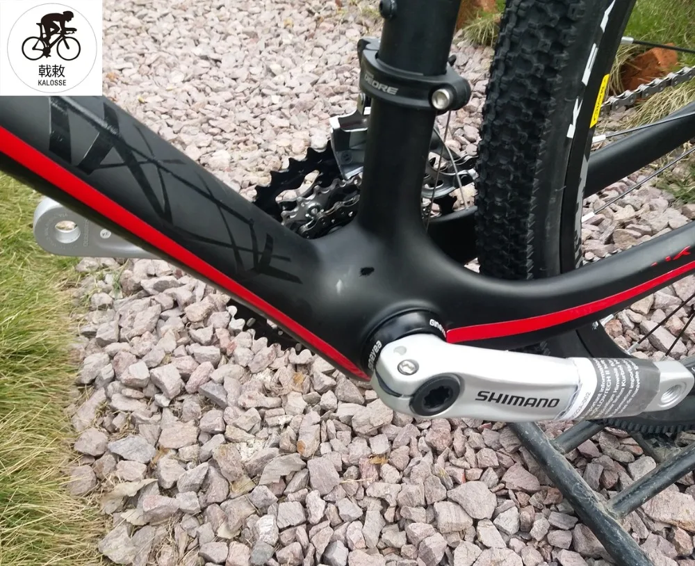 Flash Deal Kalosse 6 bearings 29*19/17/21 inch  frame  Hydraulic brakes   30S 29er  mountain bike carbon ,  carbon fiber bike 3