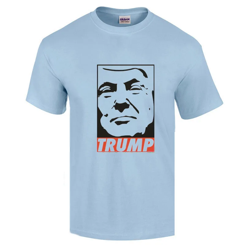 2016 Men Cotton font b Trump b font T shirt Fashion Men s O Neck Donald