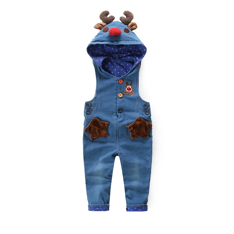 

new! spring autumn baby boys ovaller child cartoon casual little deer bib pants, baby boys cotton rompers