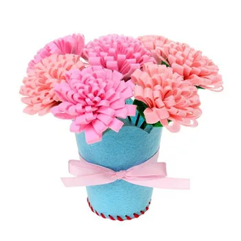 

Children DIY Handmade Flower Crafts Toy Non-woven Kindergarten Manual Material Package Home Creative Decorative Flower Bouquet