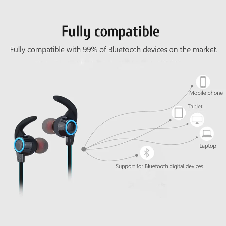 TiYiViRi AMW 810 спортивные Bluetooth наушники беспроводные V4.1 стерео бас гарнитура с