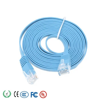 

Ethernet CAT6 Internet Network Flat Cable Cord Patch Lead RJ45 For PC Router