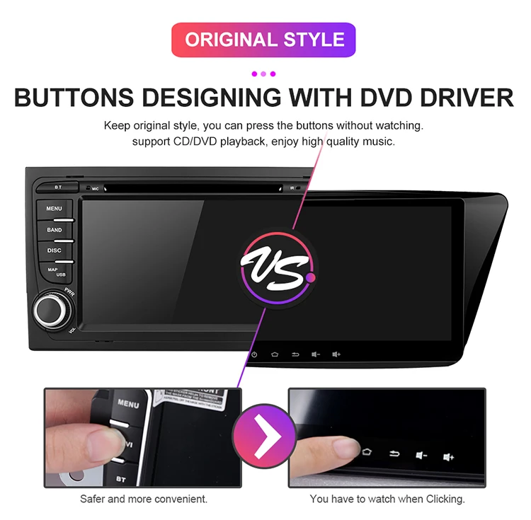 Clearance Isudar 2 Din Auto Radio Android 9 For Audi/A4/S4 2002-2008 Quad Cores RAM 2GB Car Multimedia Video DVD Player GPS USB DVR FM/AM 25