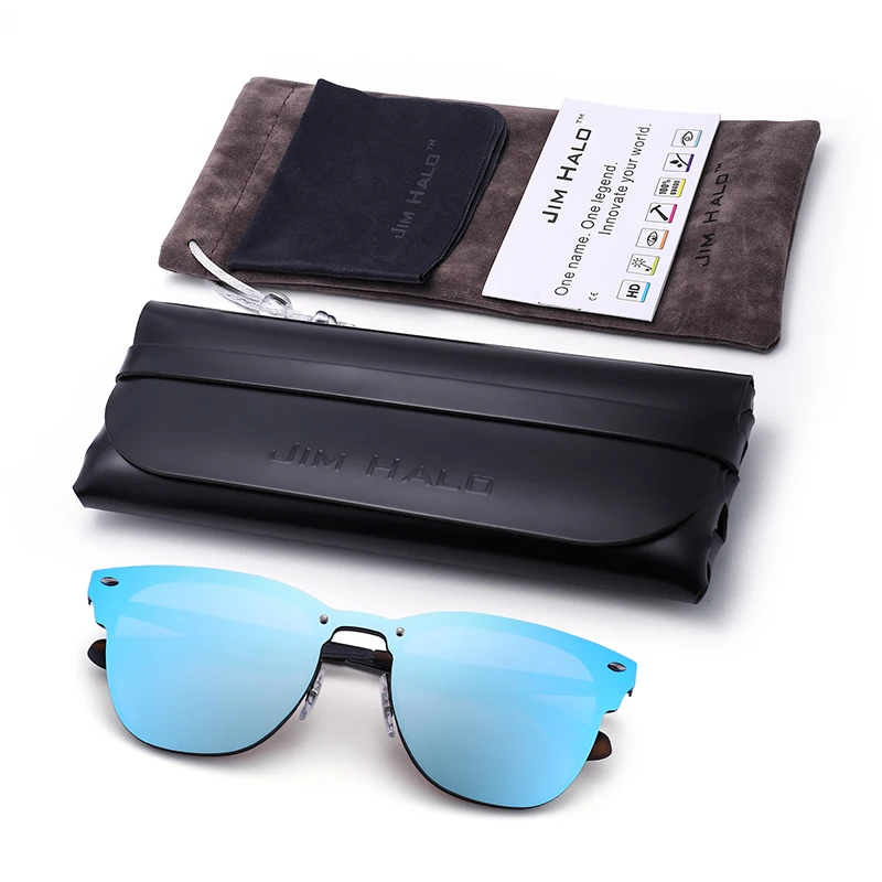 Frameless Blue Sunglasses