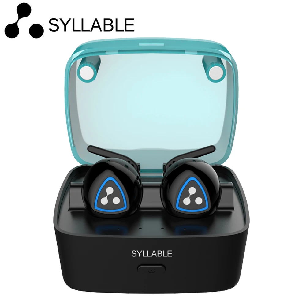 

Syllable D900S In-Ear Earphone Wireless Bluetooth 4.0 Apt-x IPX4 Waterproof Earbud Earphone Sports for Android Phone IOS
