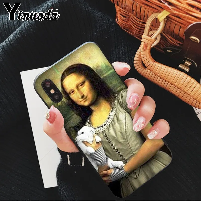Funny Leonardo da Vinci Mona Lisa Pat Cat Art